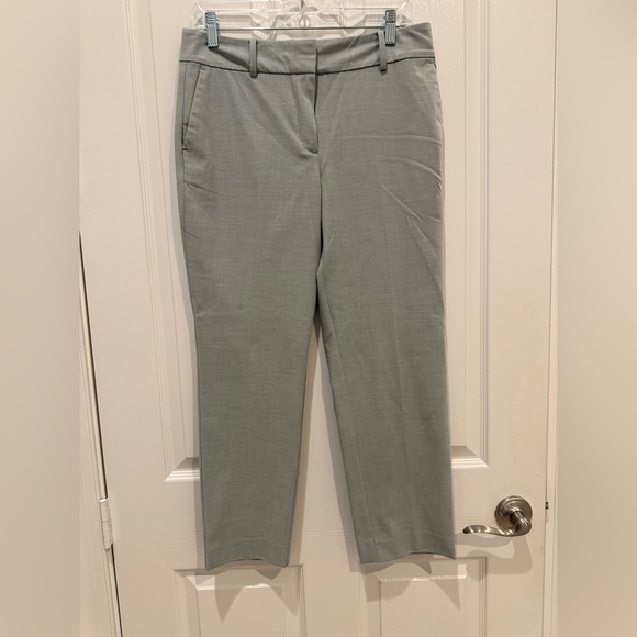 Ann Taylor Factory Crop Green Ankle Trousers Size 6p - Picture 1 of 5